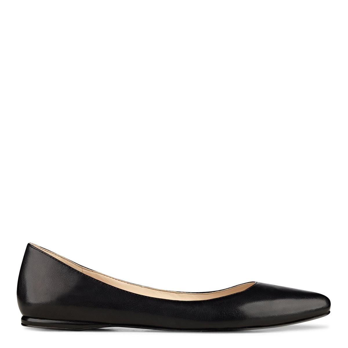 Flats Nine West Speakup Almond Toe Mujer Negras | 5260BIMLS