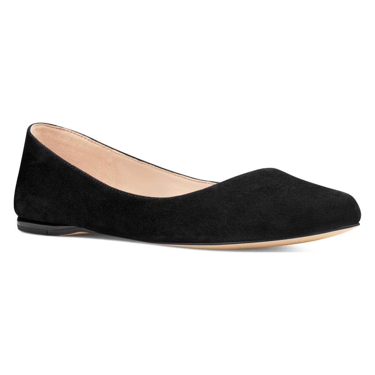 Flats Nine West Speakup Almond Toe Mujer Negras | 6532OHLIC