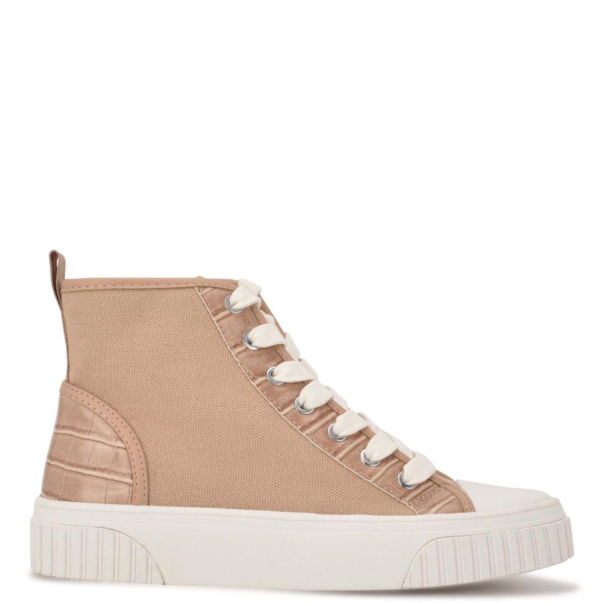 High Top Sneakers Nine West Dyiane Mujer Coral Marrones | 6734TUEPS