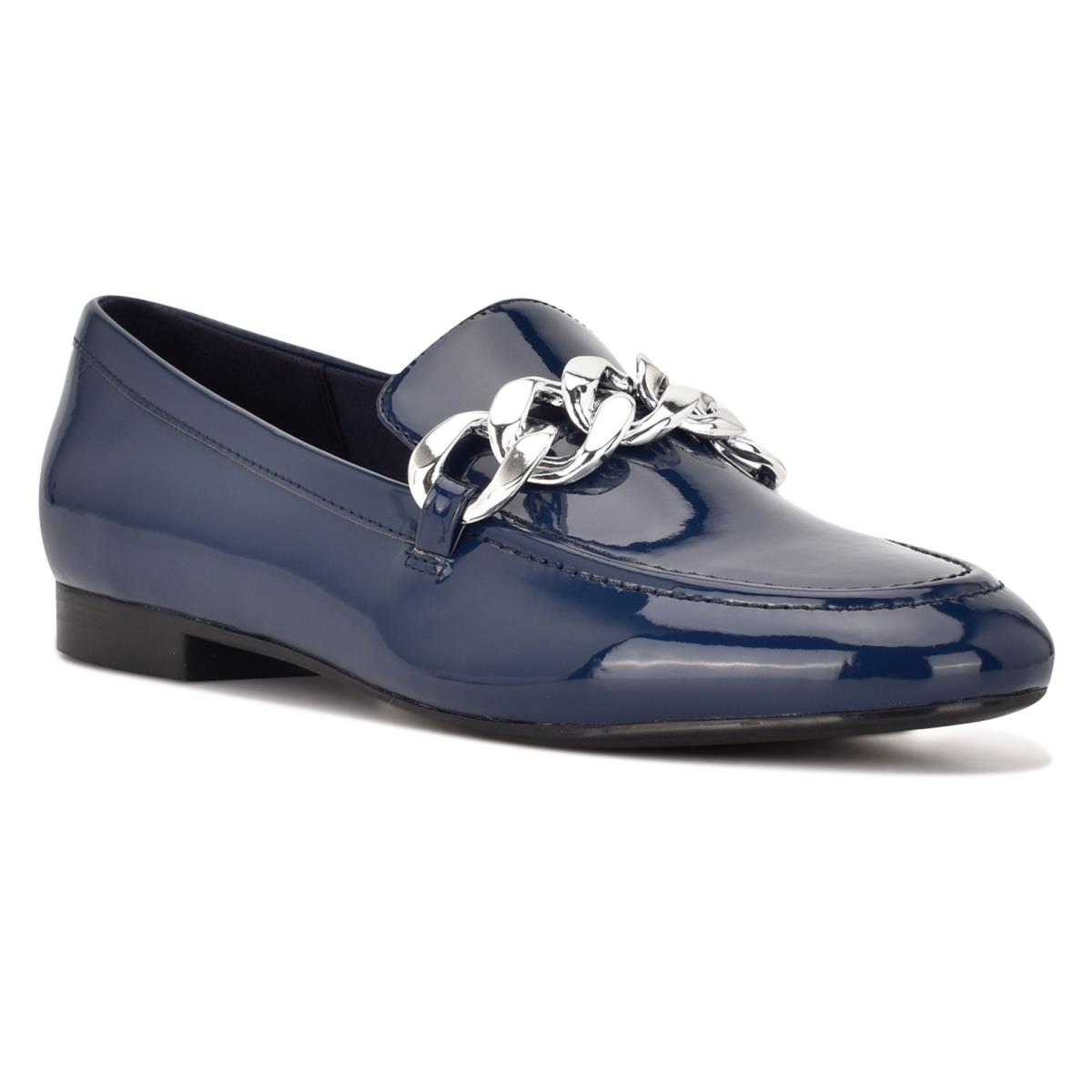 Loafers Nine West Chain Slip-On Mujer Azules | 7160BILMO