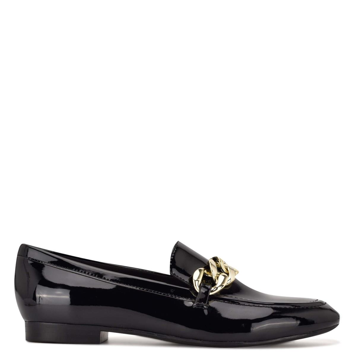 Loafers Nine West Chain Slip-On Mujer Negras | 0384GMFLX