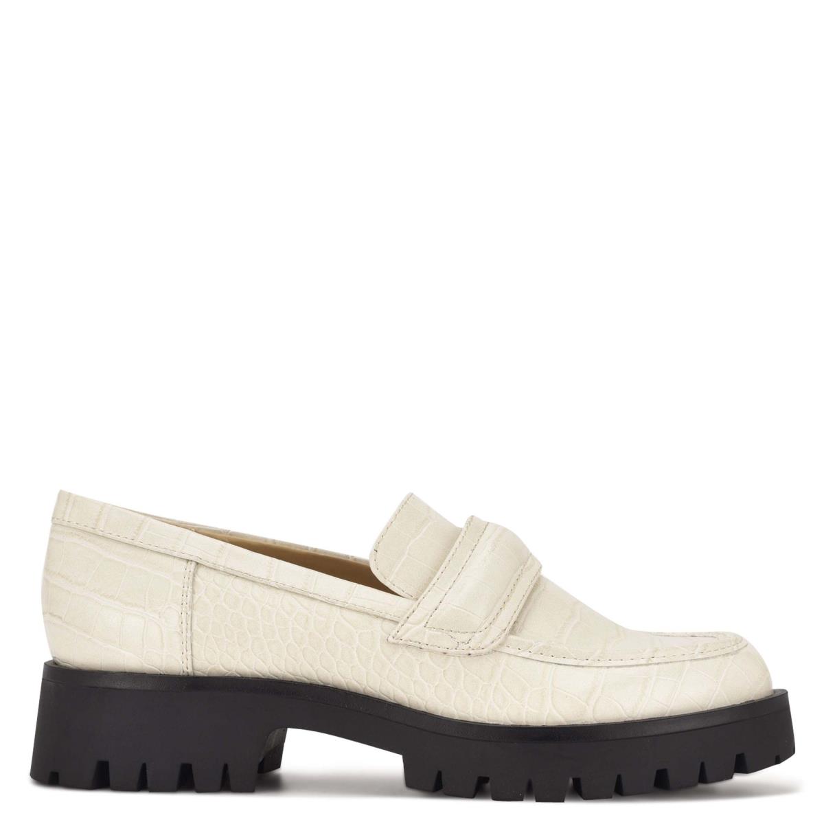 Loafers Nine West Garren Lug Sole Mujer Beige | 5468KFQGR