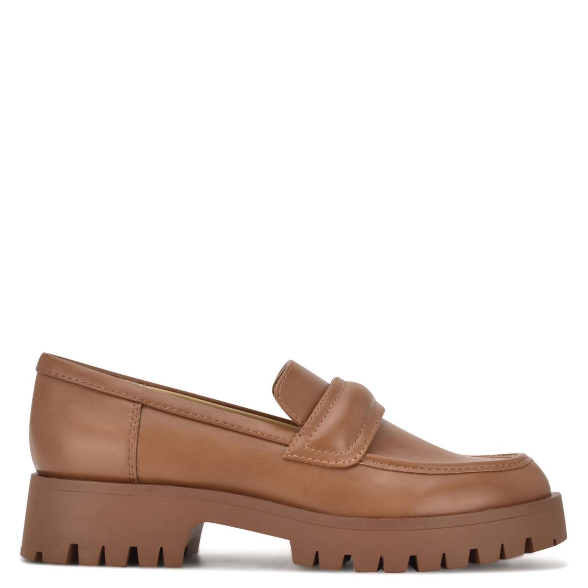 Loafers Nine West Garren Lug Sole Mujer Marrones | 7839TOHQF