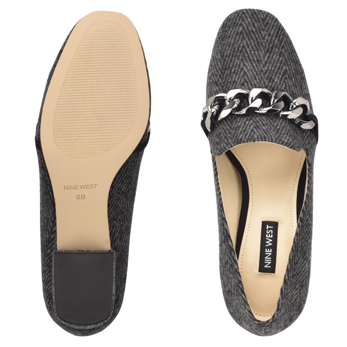 Loafers Nine West Remal Heeled Mujer Gris | 6094CEALX