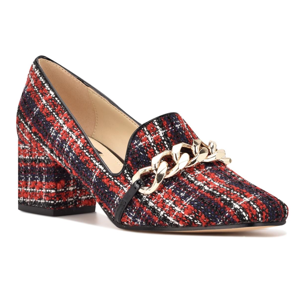 Loafers Nine West Remal Heeled Mujer Rojas | 1503THSEP