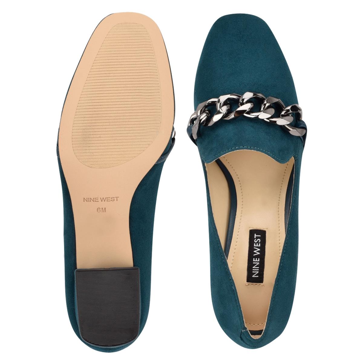 Loafers Nine West Remal Heeled Mujer Turquesa Turquesa | 5473LZGXT