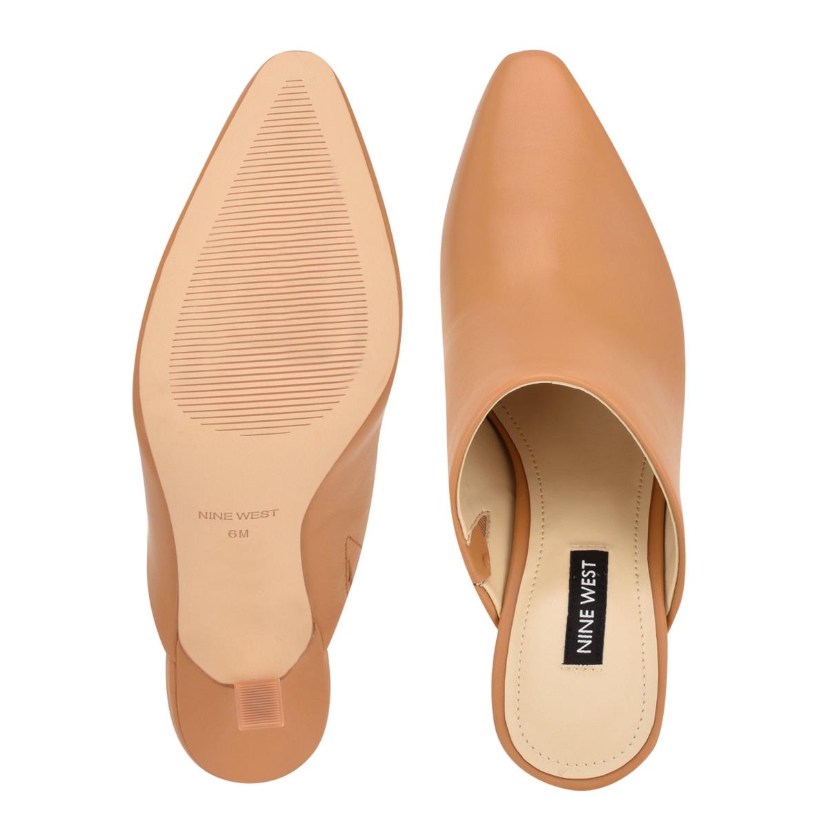 Mulas Nine West Ciao Heel Mujer Beige | 9547FPIWR