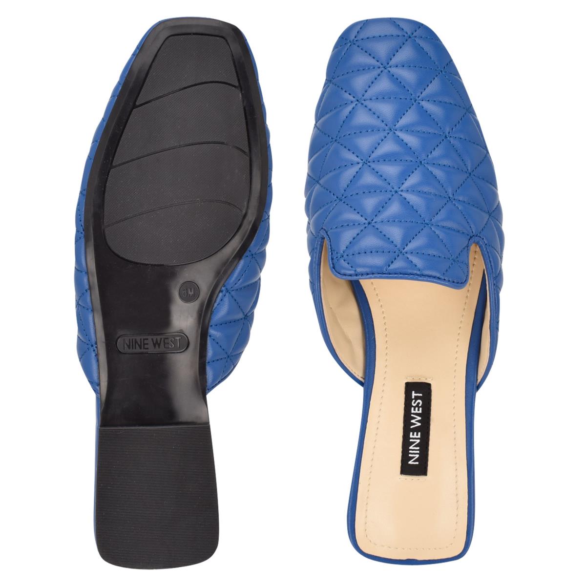 Mulas Nine West Diamond Flat Mujer Azules | 3590GAZWJ