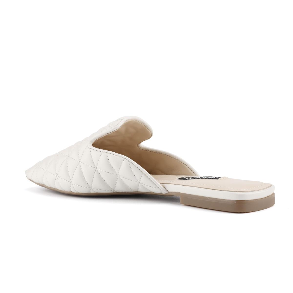 Mulas Nine West Diamond Flat Mujer Creme | 4851FPBAR