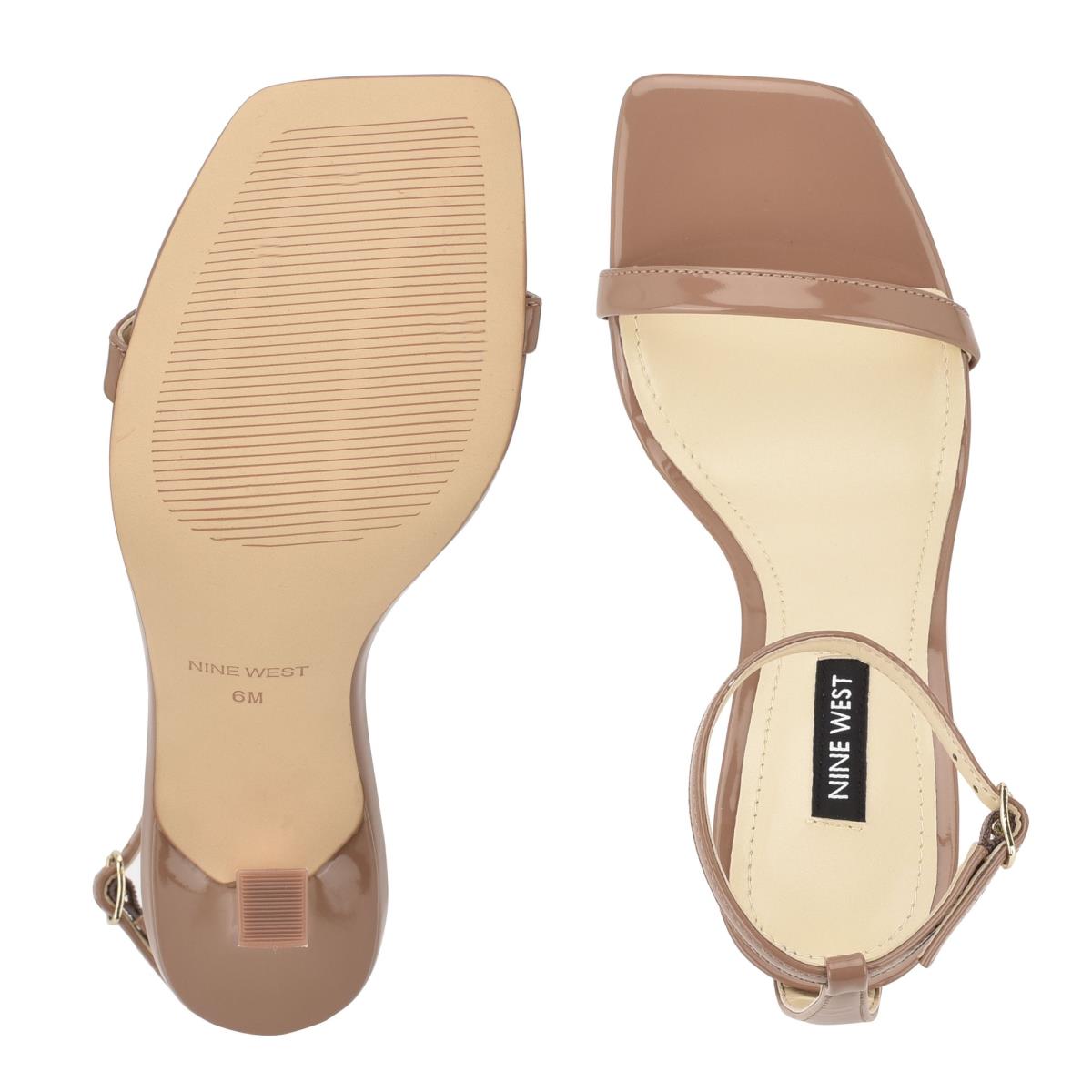 Sandalias Con Tiras Nine West Yess Ankle Mujer Marrones | 0216USFYW