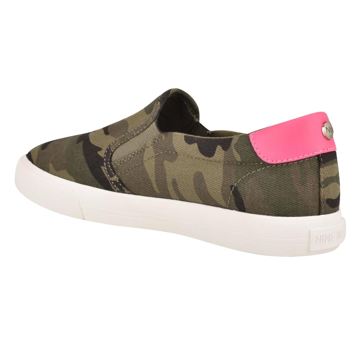 Slip On Sneakers Nine West Lala Mujer Camuflaje | 7038DKXJQ