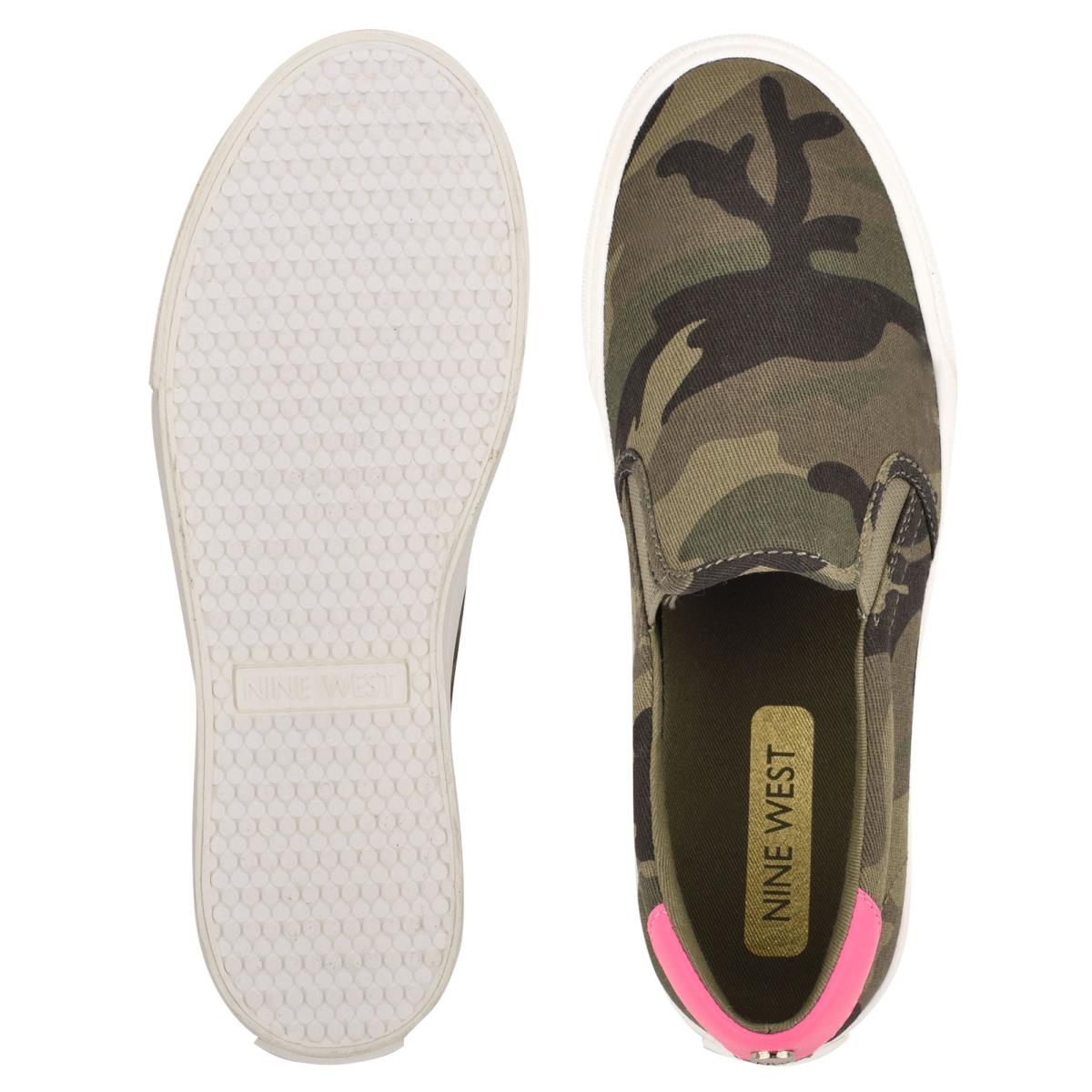 Slip On Sneakers Nine West Lala Mujer Camuflaje | 7038DKXJQ