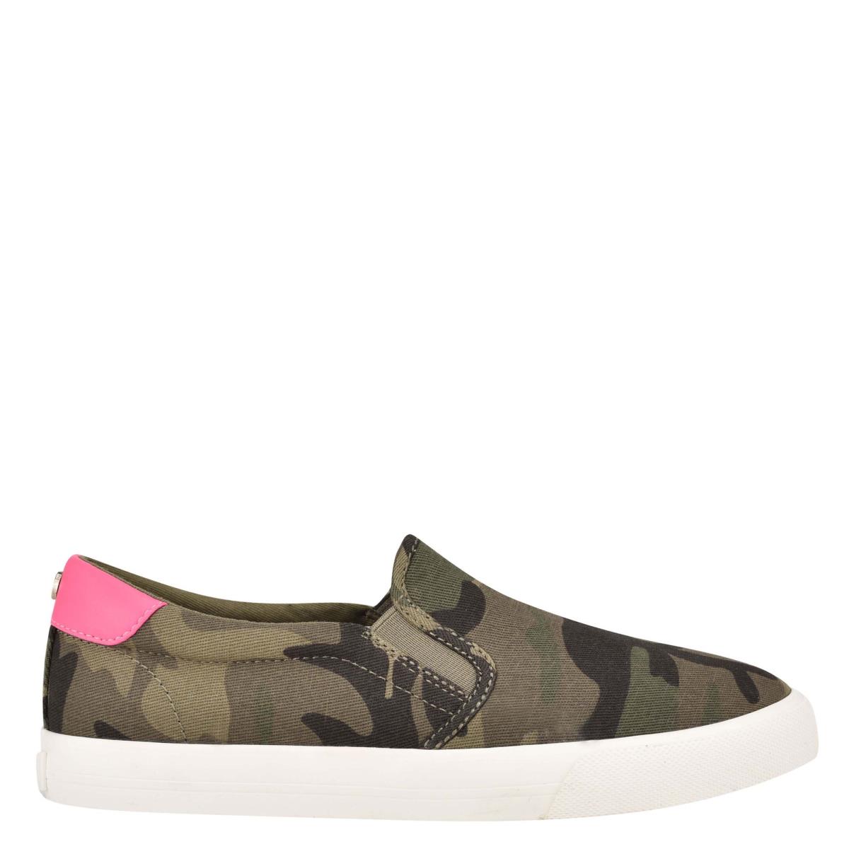 Slip On Sneakers Nine West Lala Mujer Camuflaje | 7038DKXJQ