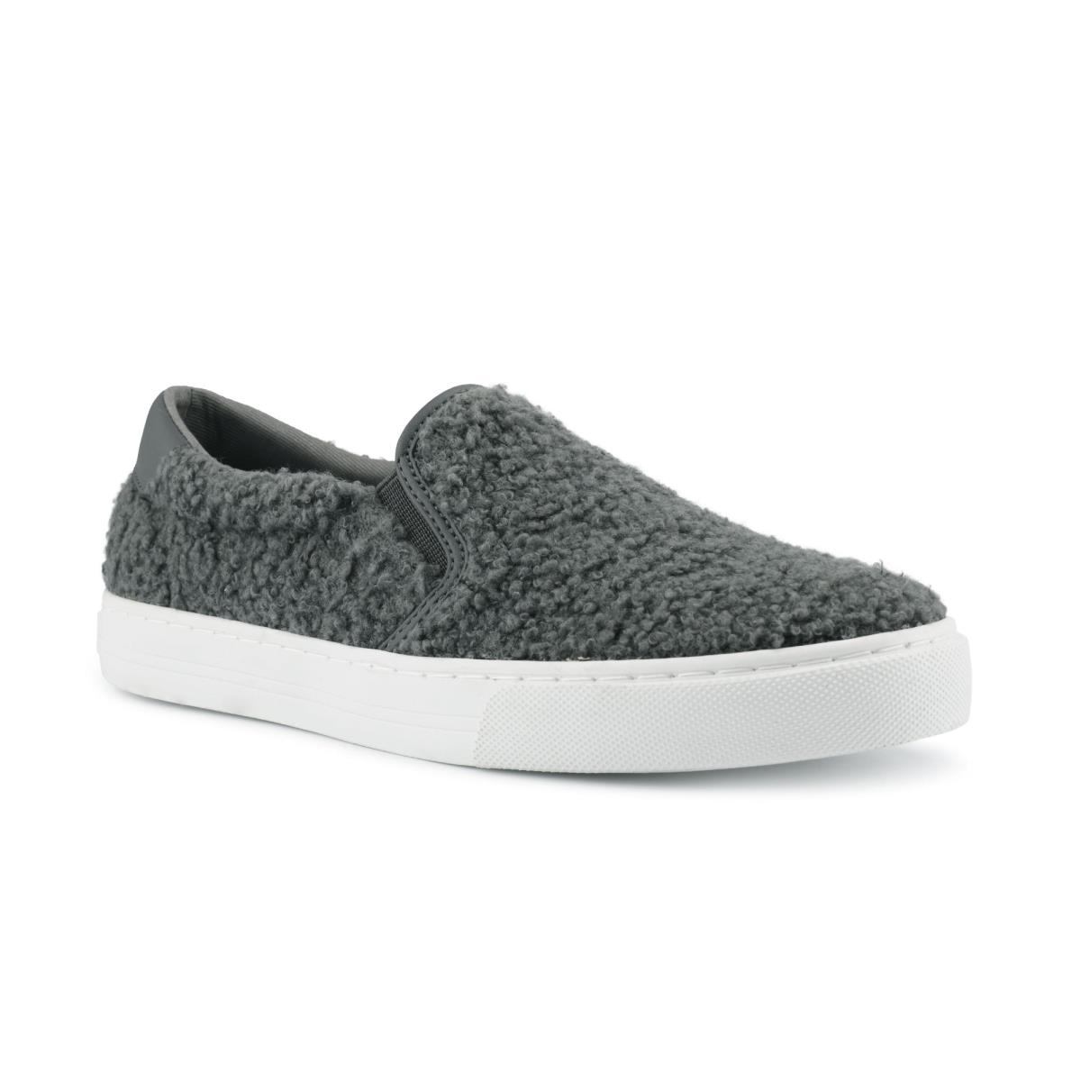 Slip On Sneakers Nine West Lala Mujer Gris | 2805GZWKI