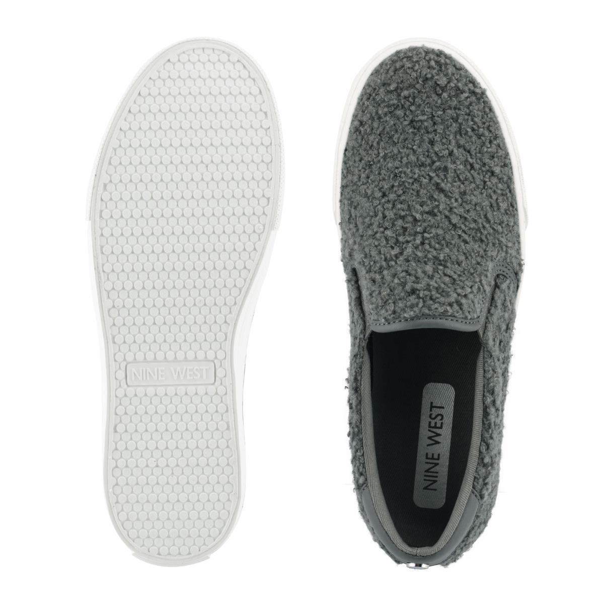 Slip On Sneakers Nine West Lala Mujer Gris | 2805GZWKI