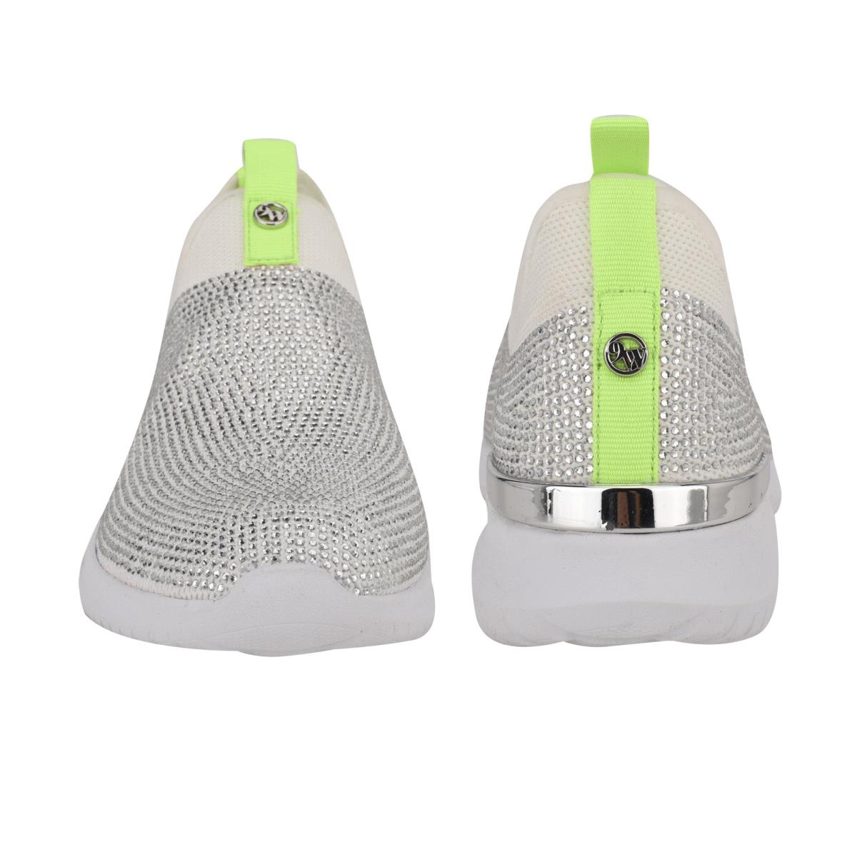 Slip On Sneakers Nine West Miya Mujer Blancas | 1653ZCBLJ