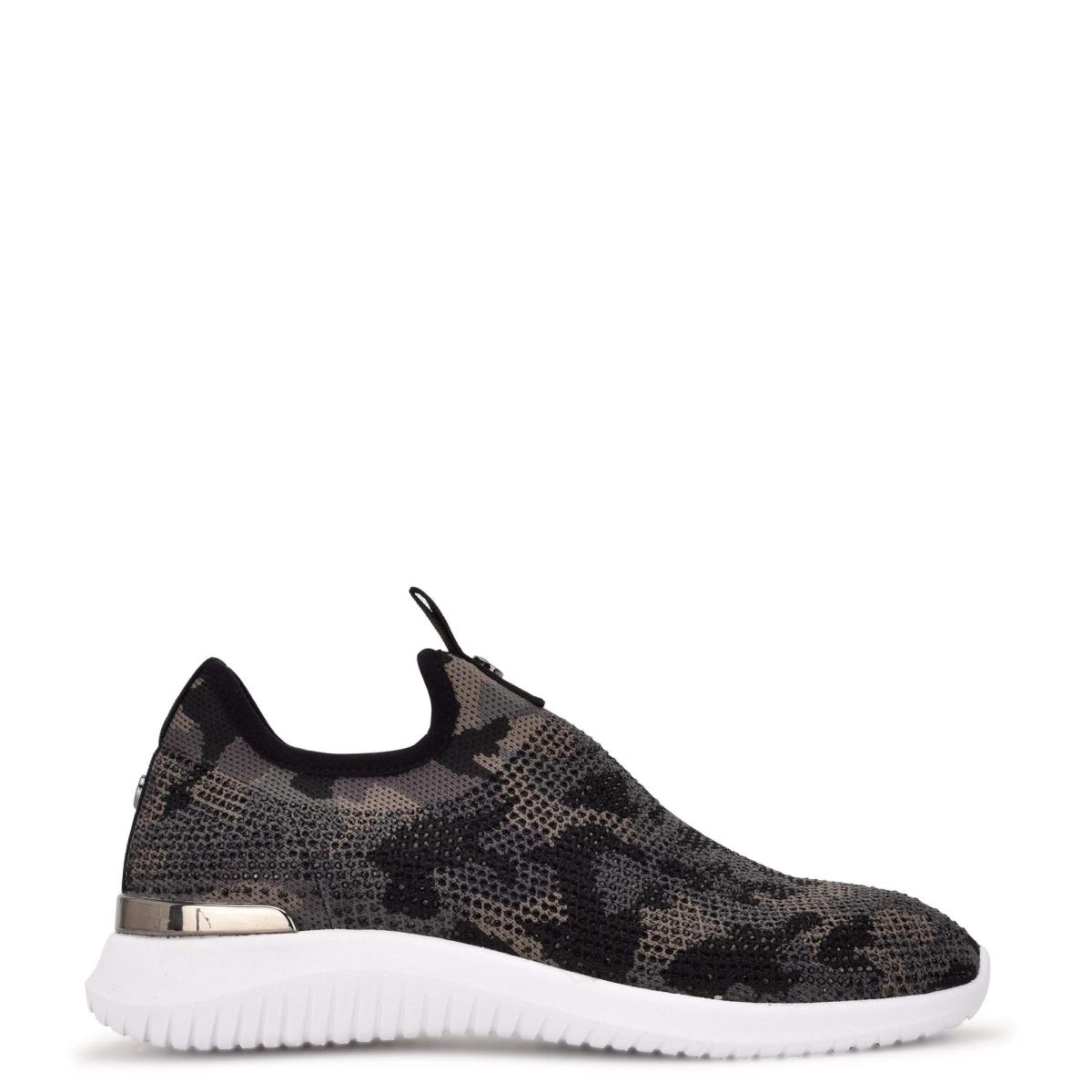 Slip On Sneakers Nine West Miya Mujer Camuflaje Multicolor | 0348DUSXE