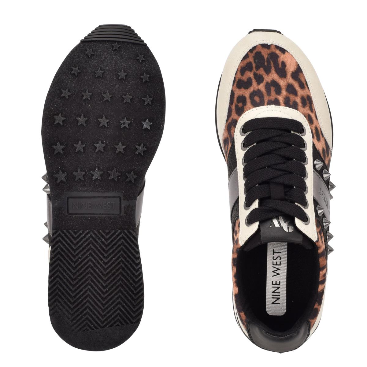 Zapatillas Nine West Bunnie Sneakers Mujer Leopardo | 6917QKGLV