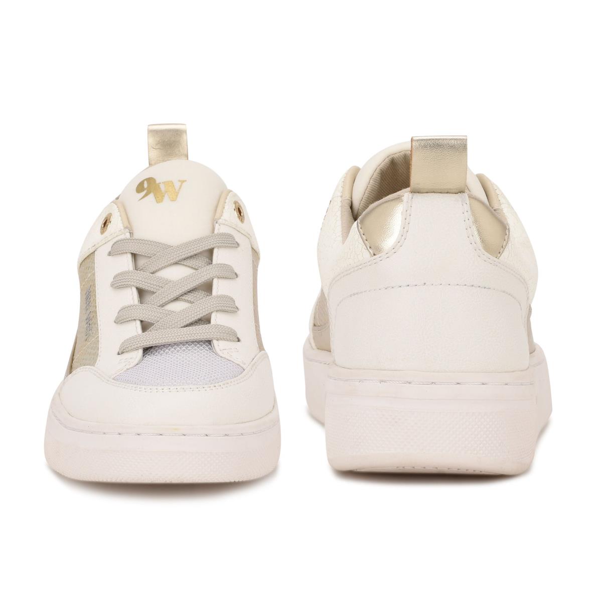 Zapatillas Nine West Elevate Sneakers Mujer Creme | 5721UXLID