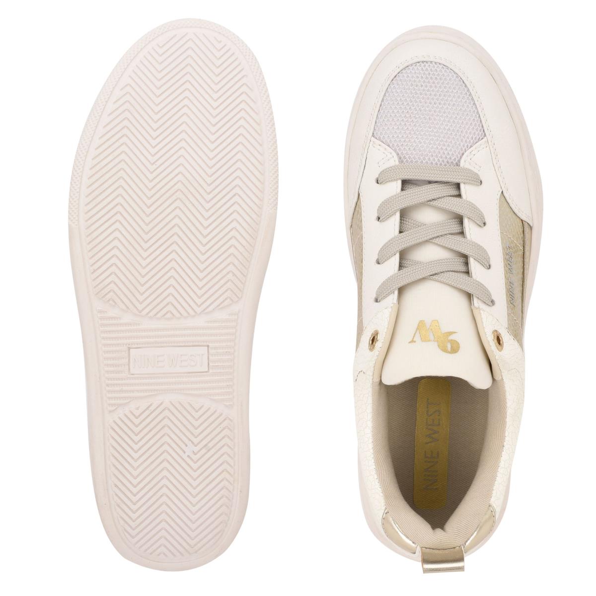 Zapatillas Nine West Elevate Sneakers Mujer Creme | 5721UXLID