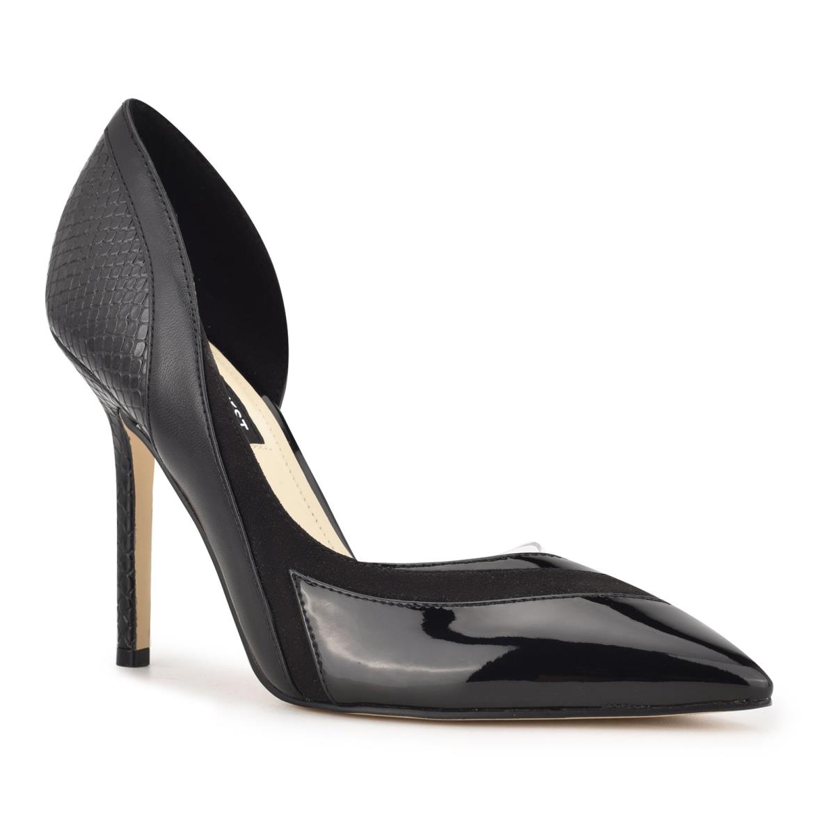 Zapatos De Salon Nine West Behave Pointy Toe Mujer Negras | 9830TVELS