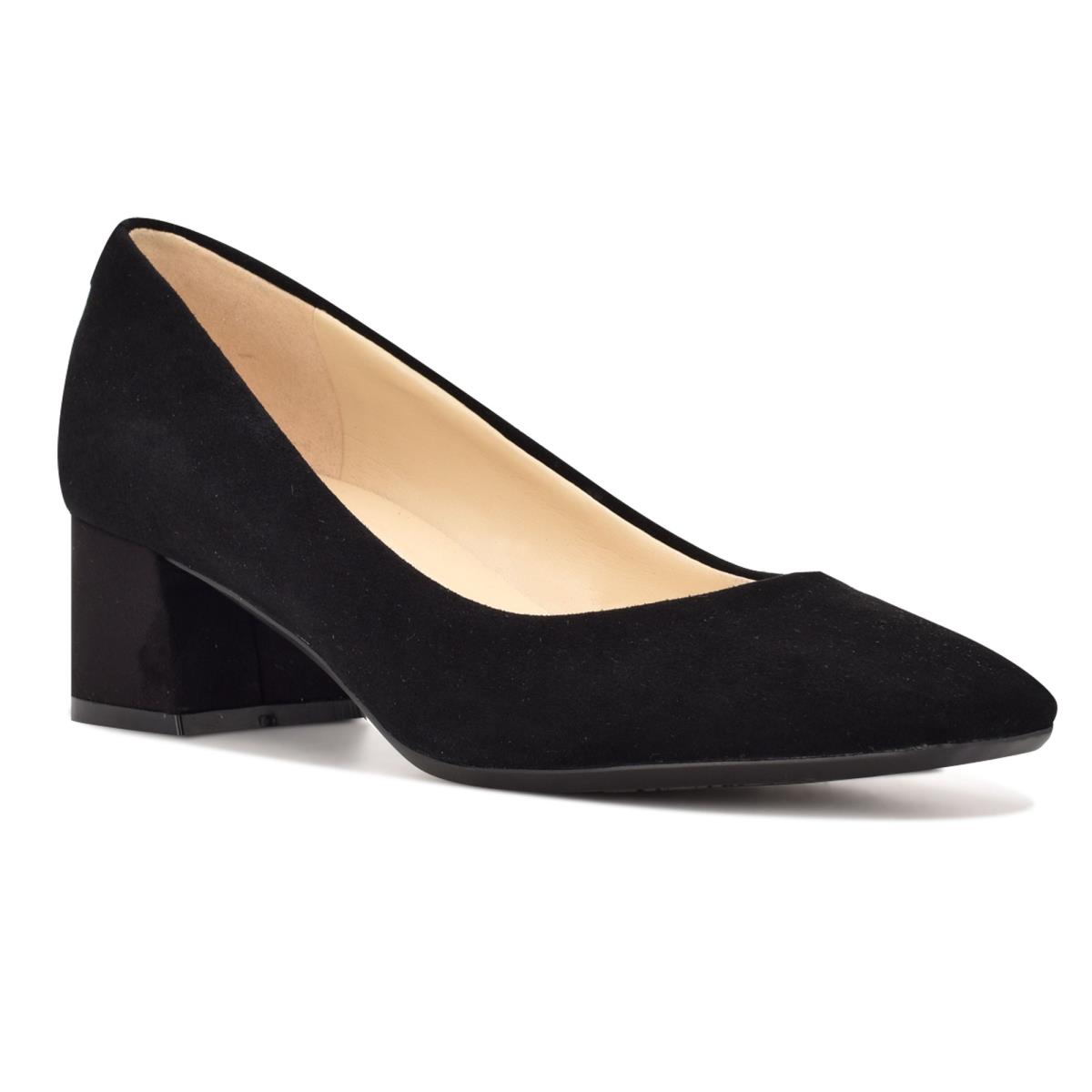 Zapatos De Salon Nine West Cloe 9x9 Block Heel Mujer Negras | 9371KLNMP