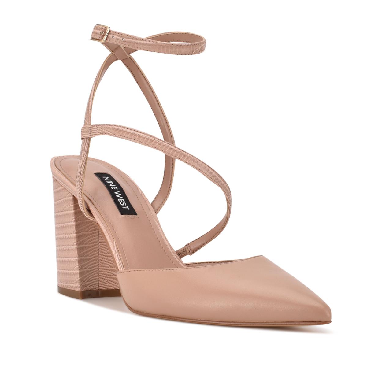 Zapatos De Salon Nine West Collette Dress Mujer Beige Claro | 7591NIATV