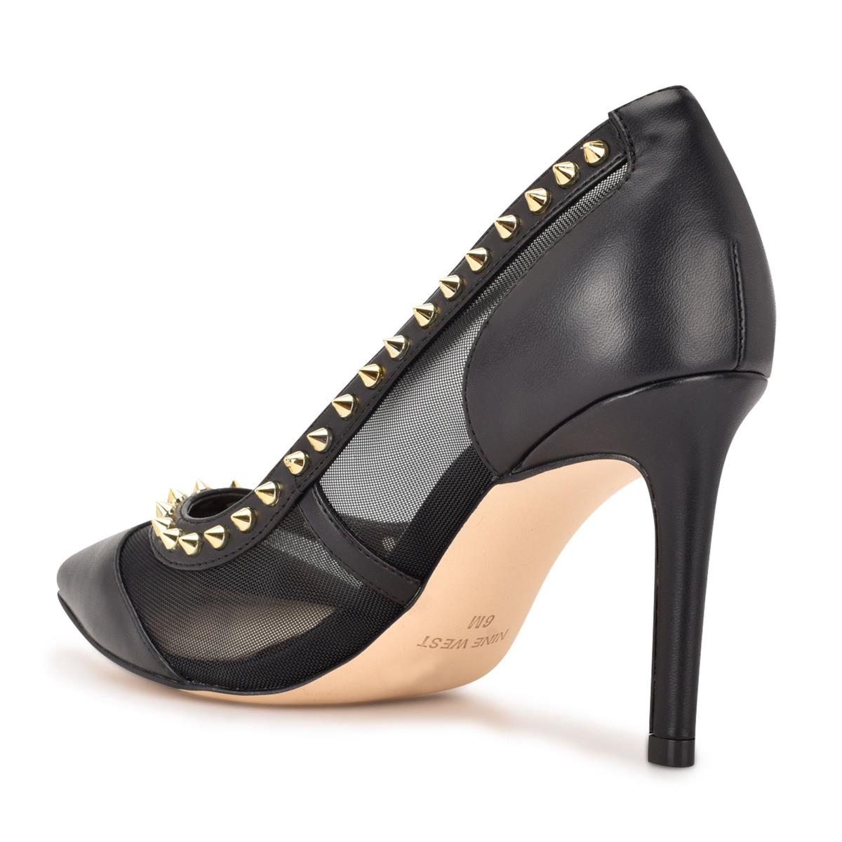 Zapatos De Salon Nine West Erian Pointy Toe Mujer Negras | 5263LUWBO