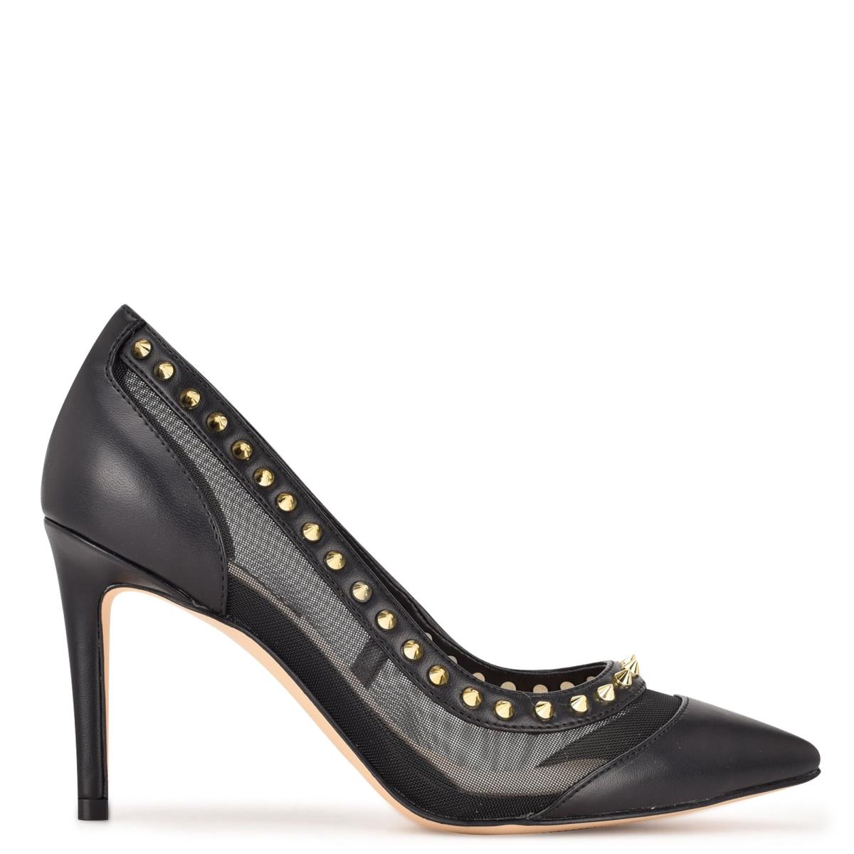 Zapatos De Salon Nine West Erian Pointy Toe Mujer Negras | 5263LUWBO