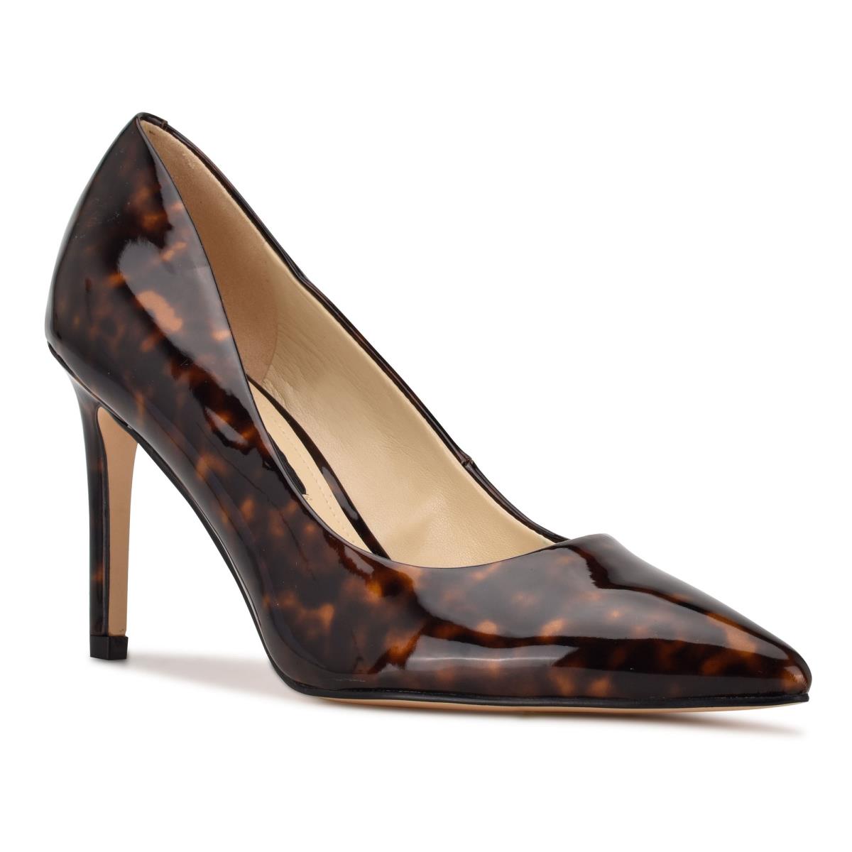 Zapatos De Salon Nine West Ezra Pointy Toe Mujer Cafe | 0257CBZON