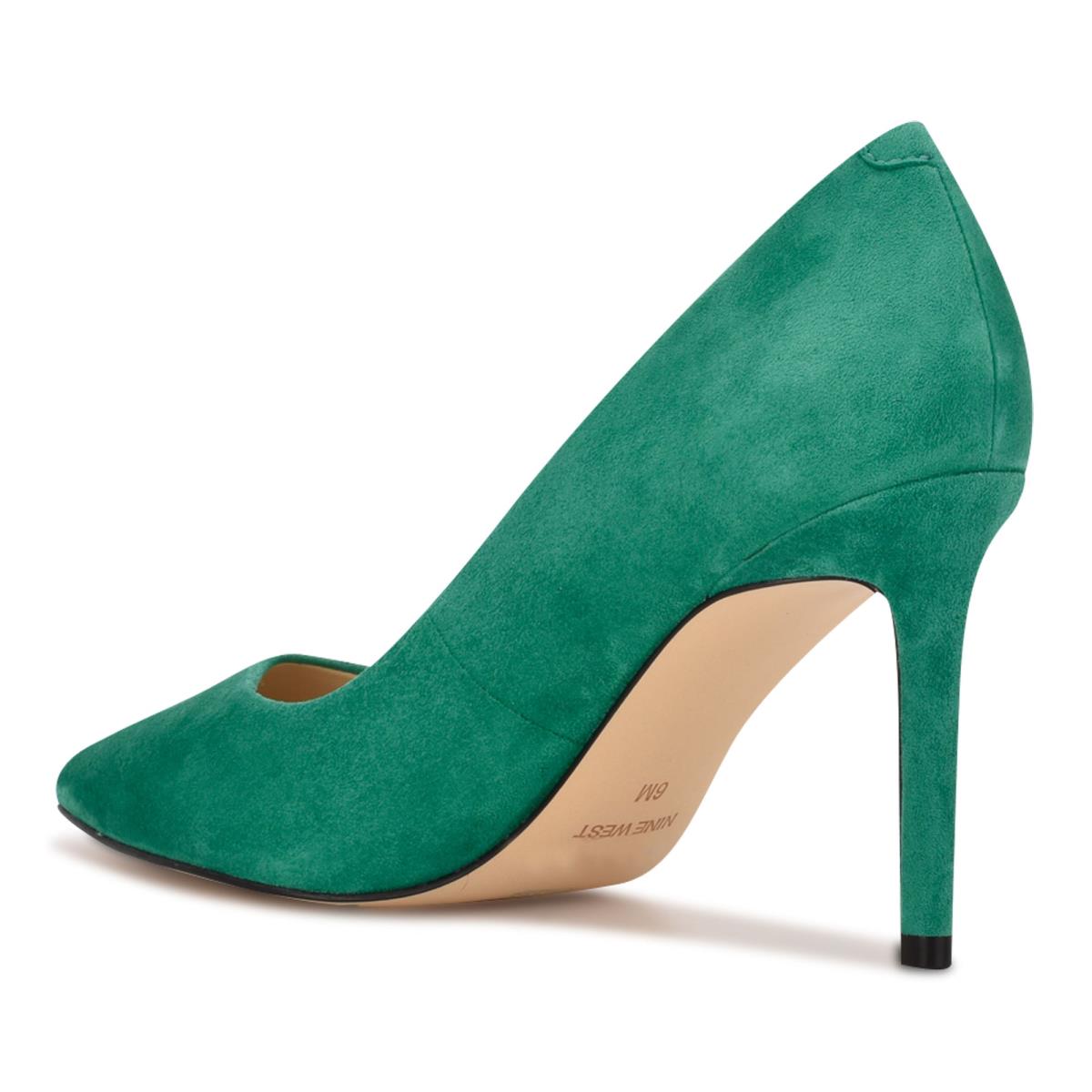 Zapatos De Salon Nine West Ezra Pointy Toe Mujer Verde | 3745OVBLG