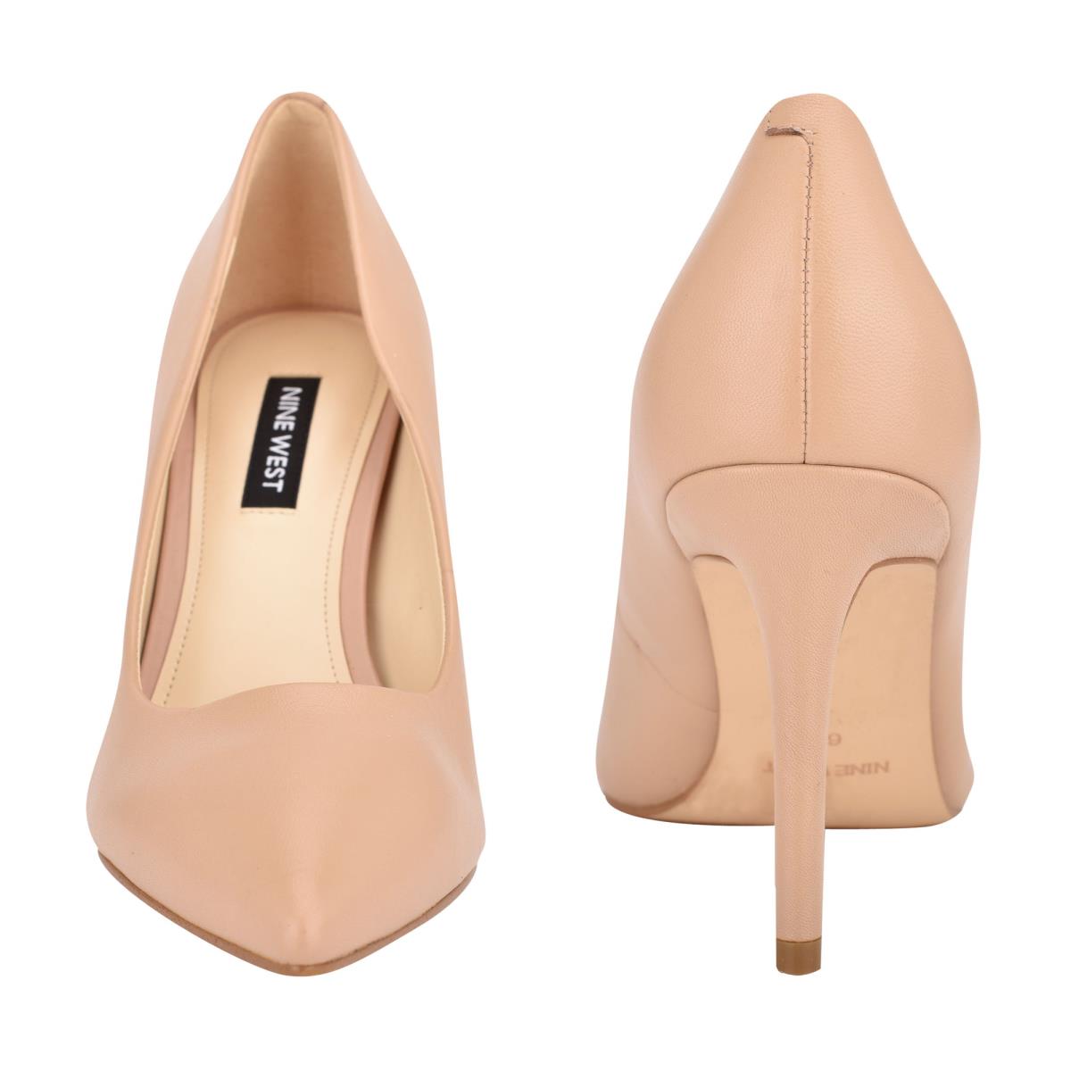 Zapatos De Salon Nine West Ezra Pointy Toe Mujer Beige | 5068UBDRV