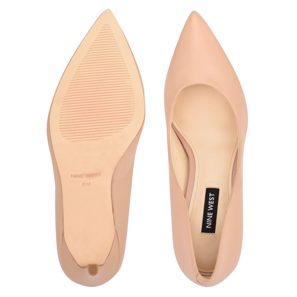 Zapatos De Salon Nine West Ezra Pointy Toe Mujer Beige | 5068UBDRV