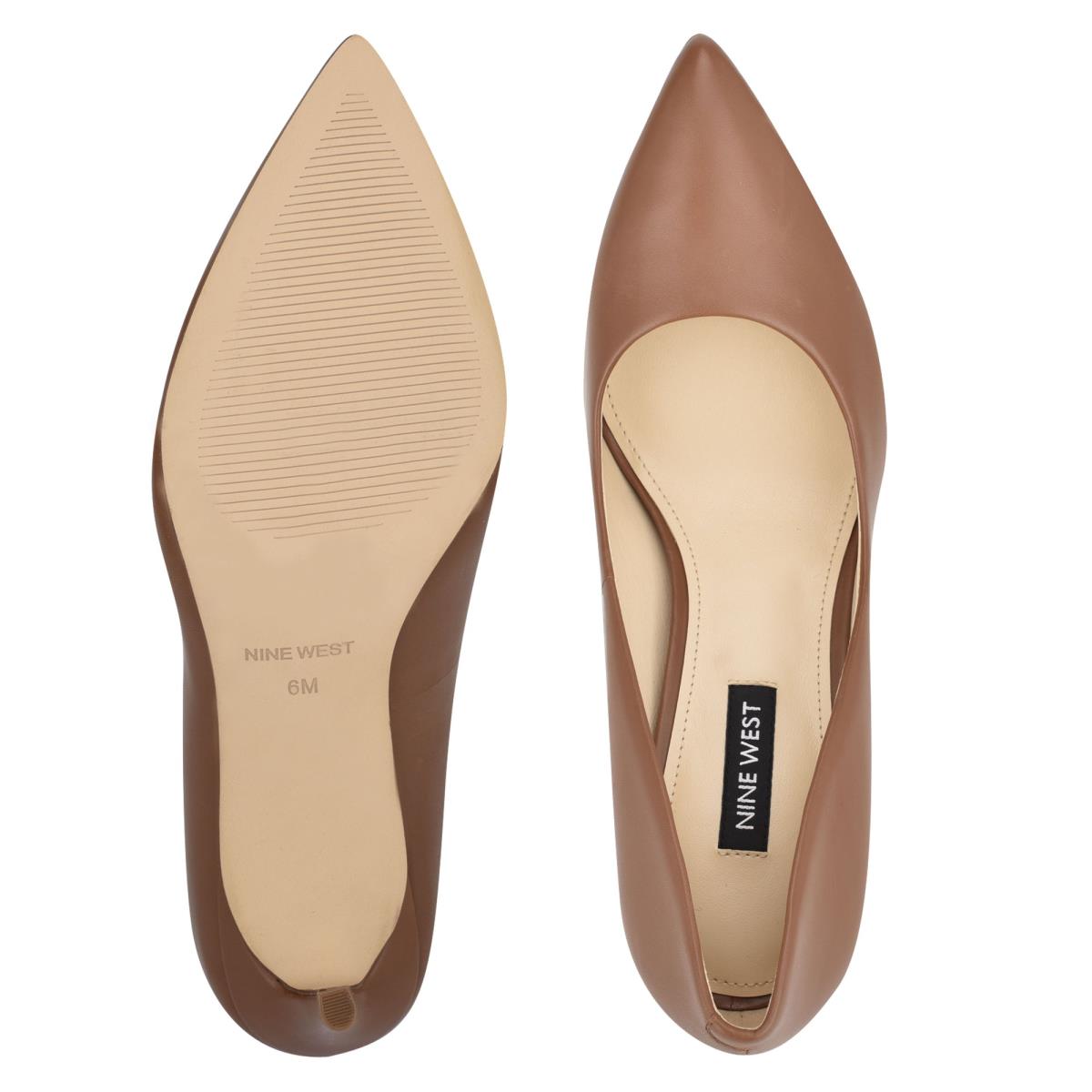 Zapatos De Salon Nine West Ezra Pointy Toe Mujer Marrones | 7259BVDPO