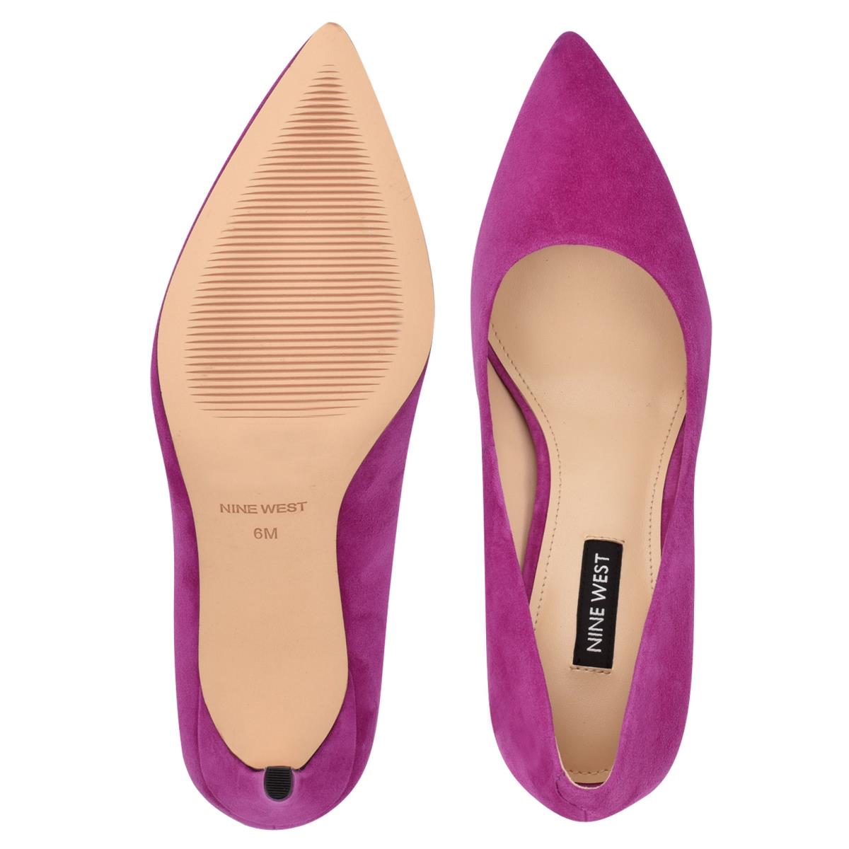 Zapatos De Salon Nine West Ezra Pointy Toe Mujer Moradas | 7610VIBLU