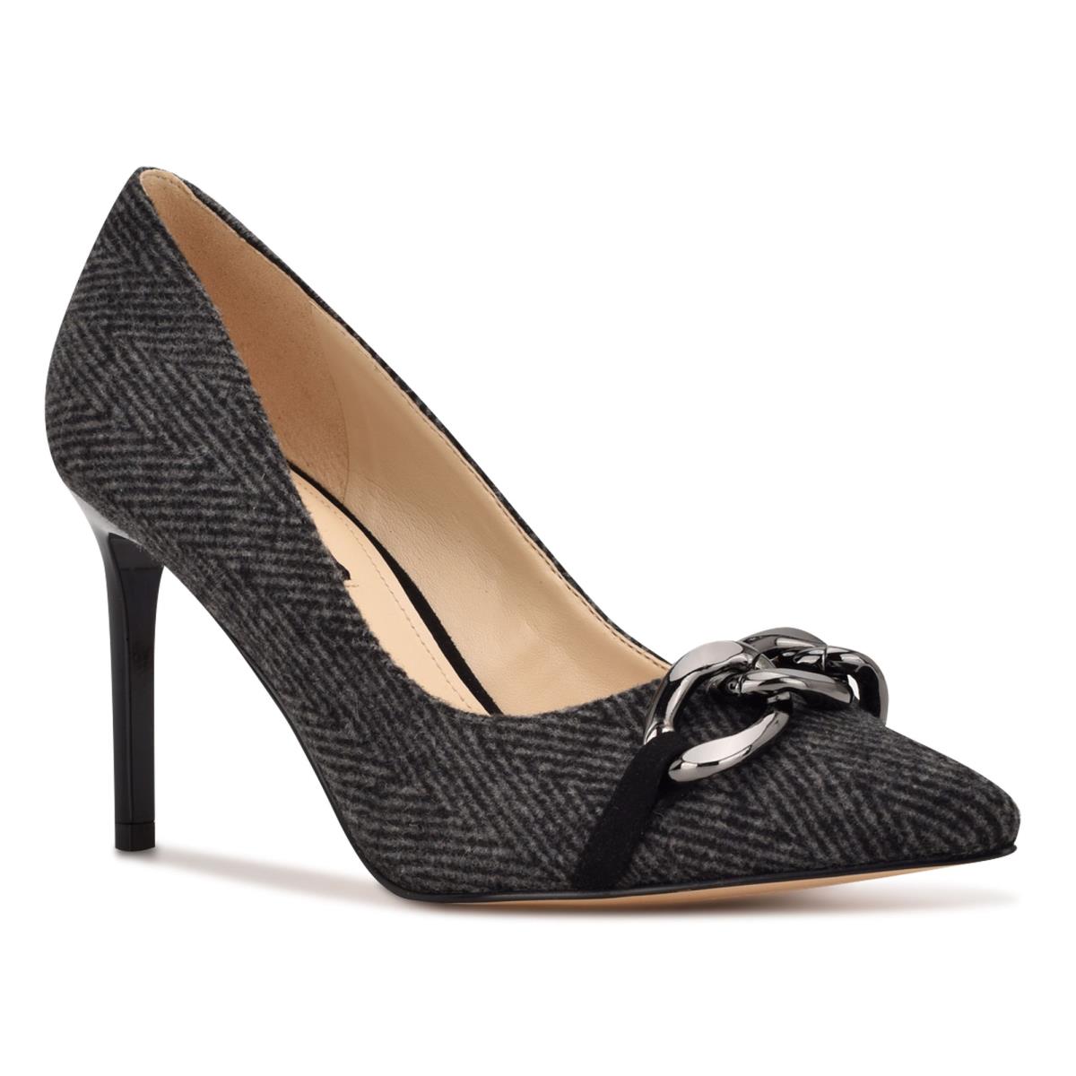 Zapatos De Salon Nine West Ezzie Pointy Toe Mujer Gris | 1072CEBKN