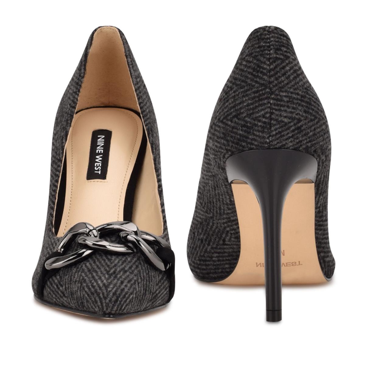 Zapatos De Salon Nine West Ezzie Pointy Toe Mujer Gris | 1072CEBKN