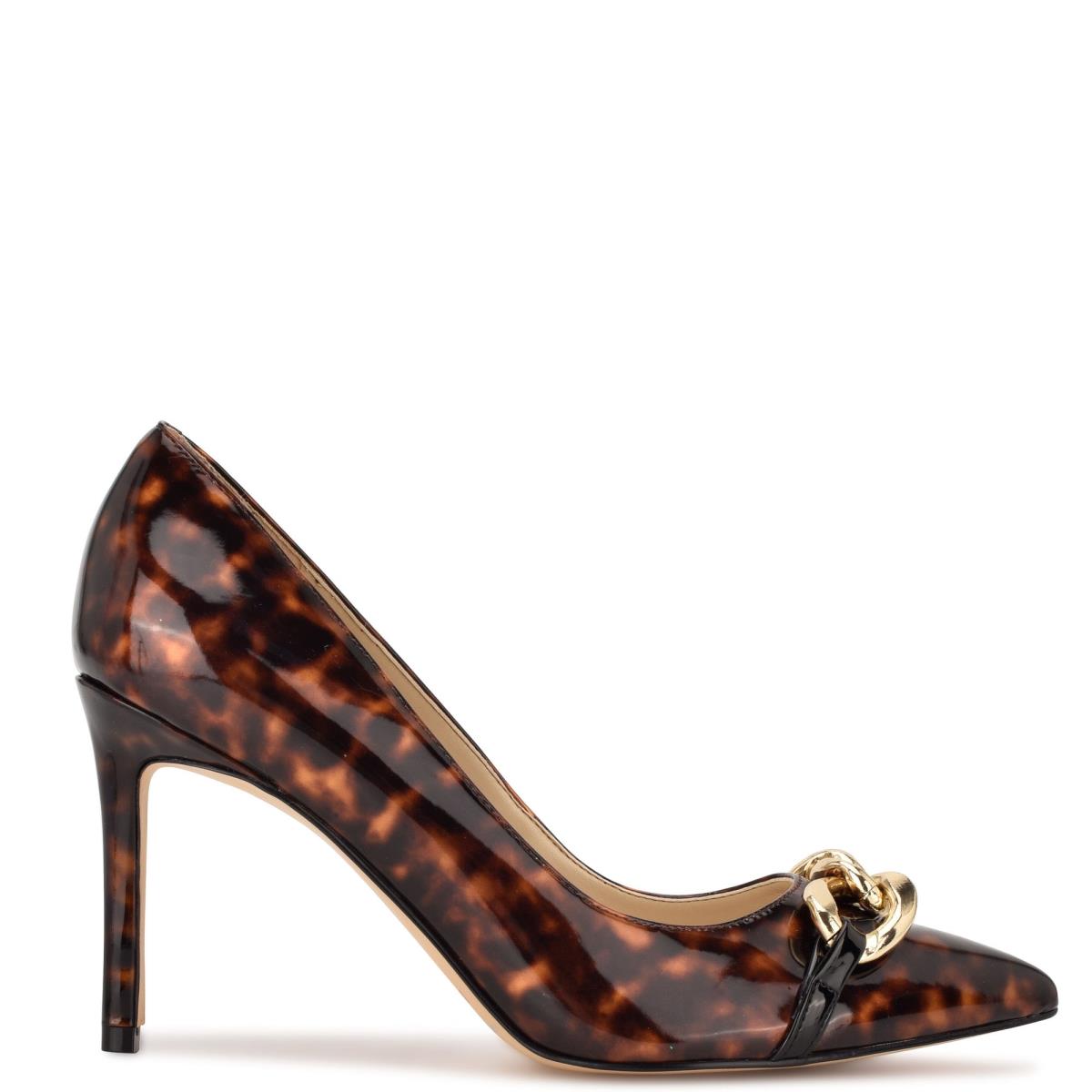 Zapatos De Salon Nine West Ezzie Pointy Toe Mujer Cafe | 6879ZXRDO