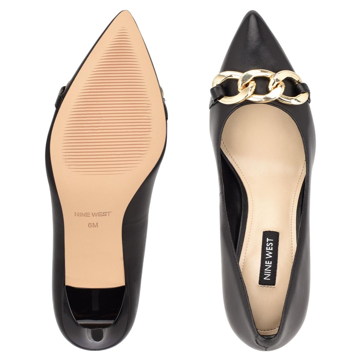 Zapatos De Salon Nine West Ezzie Pointy Toe Mujer Negras | 8579NPBLQ