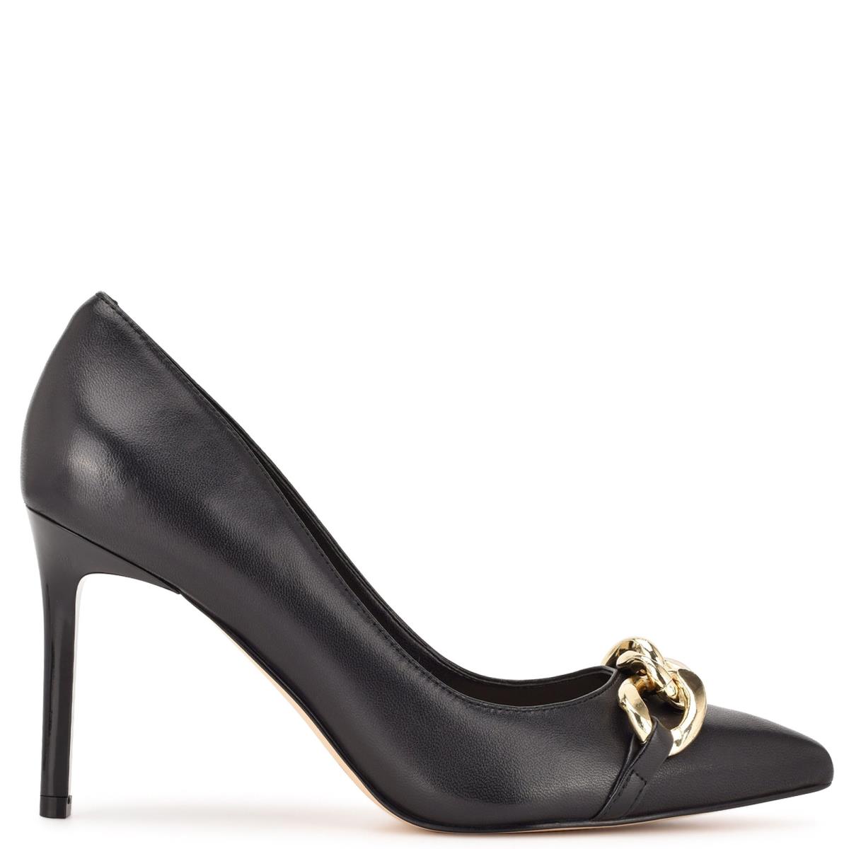 Zapatos De Salon Nine West Ezzie Pointy Toe Mujer Negras | 8579NPBLQ