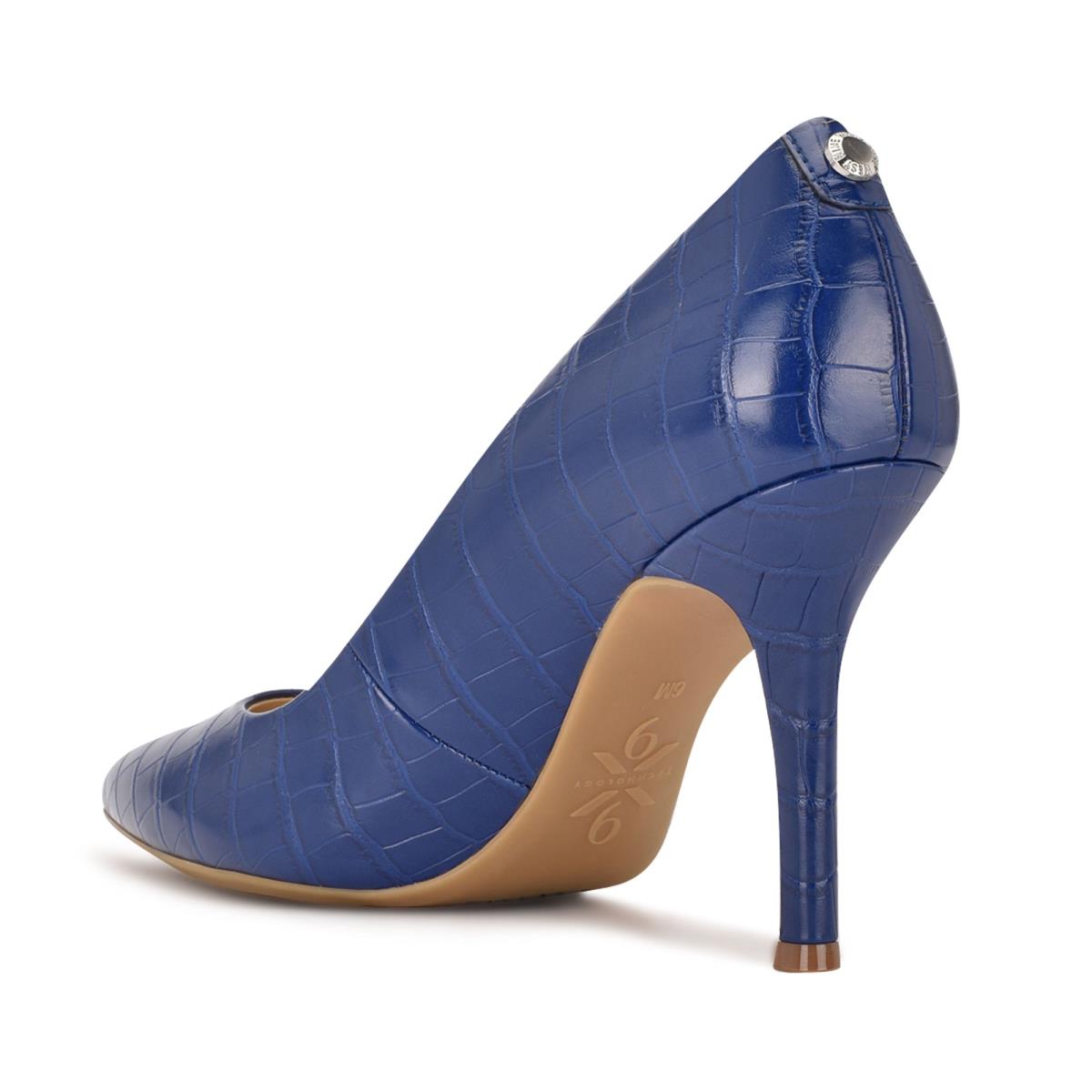 Zapatos De Salon Nine West Fifth 9x9 Pointy Toe Mujer Azules | 5906KSEDL