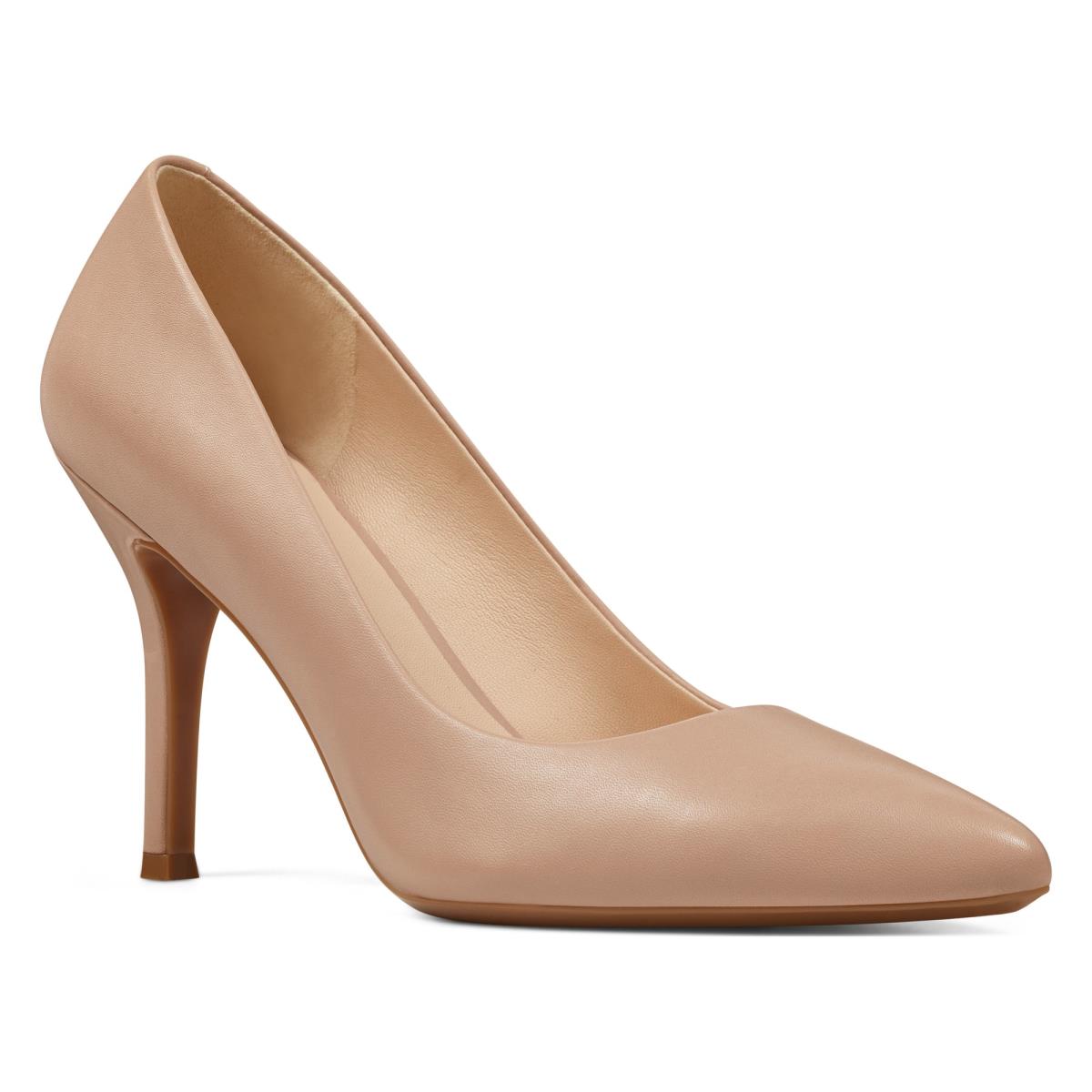 Zapatos De Salon Nine West Fifth 9x9 Pointy Toe Mujer Beige | 7046GCDAP