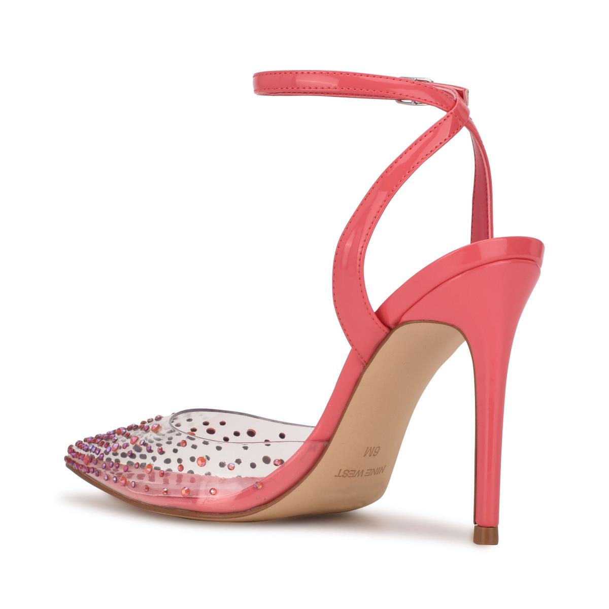 Zapatos De Salon Nine West Foreva Ankle Strap Dress Mujer Rosas Coral | 8231PYQNL