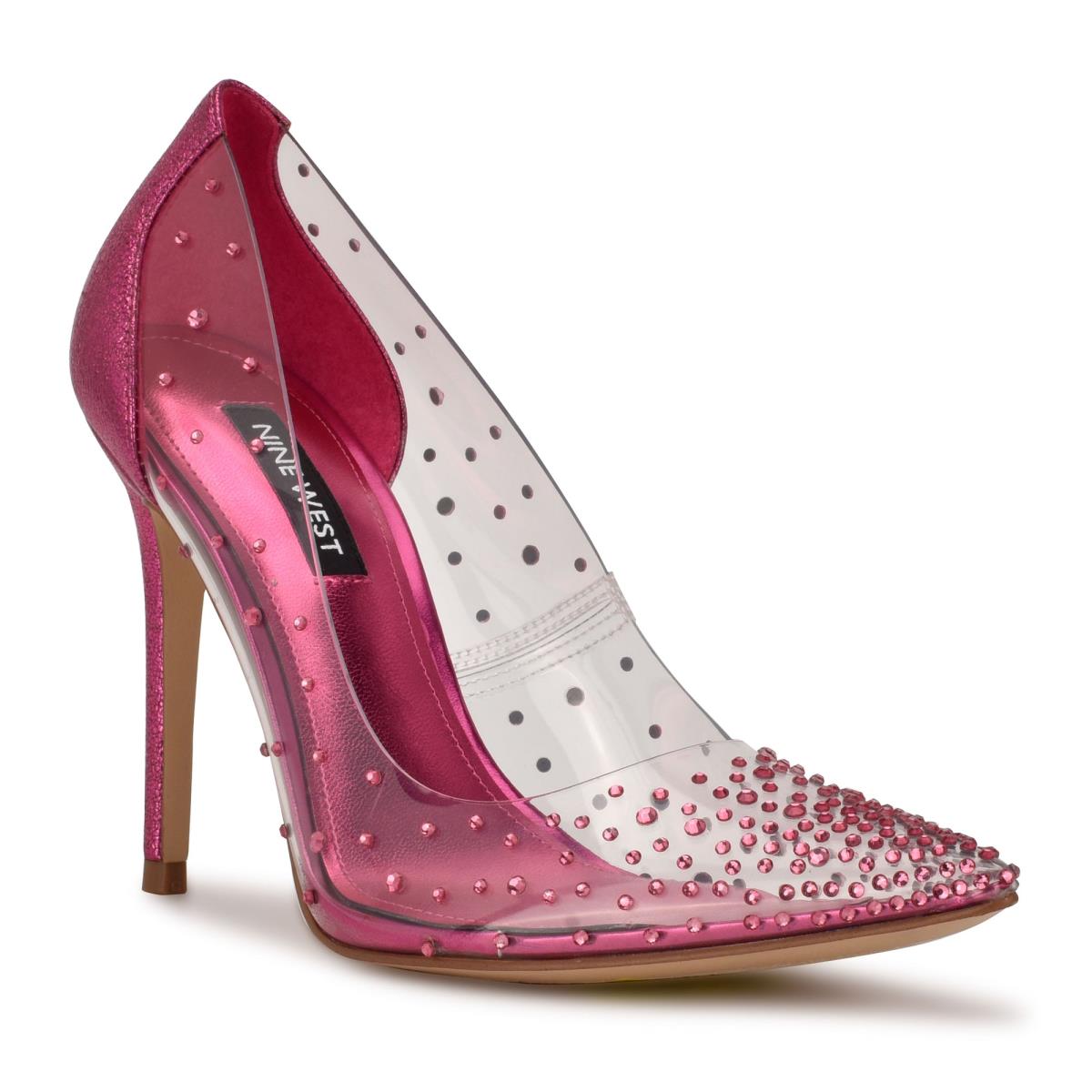 Zapatos De Salon Nine West Franca Dress Mujer Rosas | 6128DEJNS