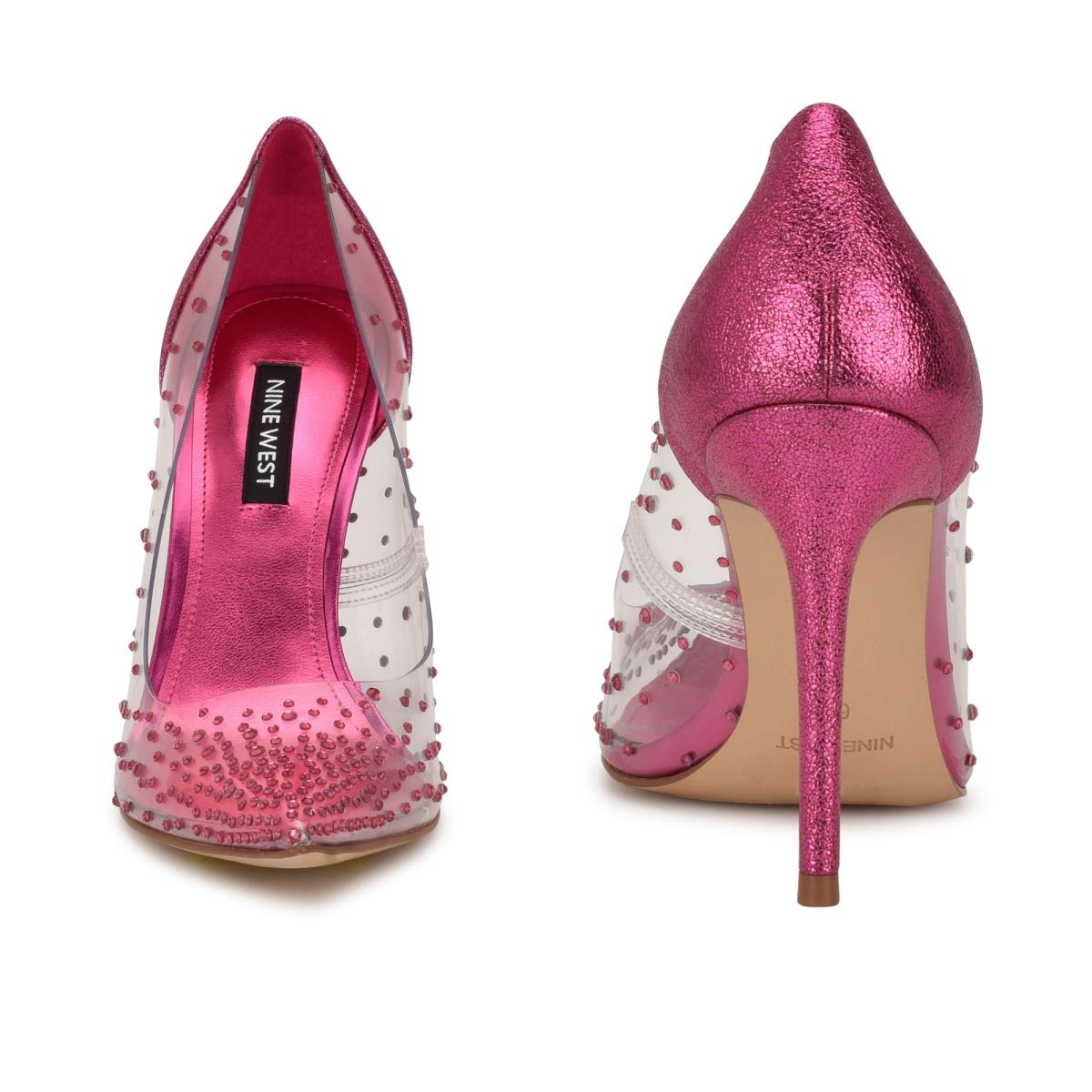 Zapatos De Salon Nine West Franca Dress Mujer Rosas | 6128DEJNS