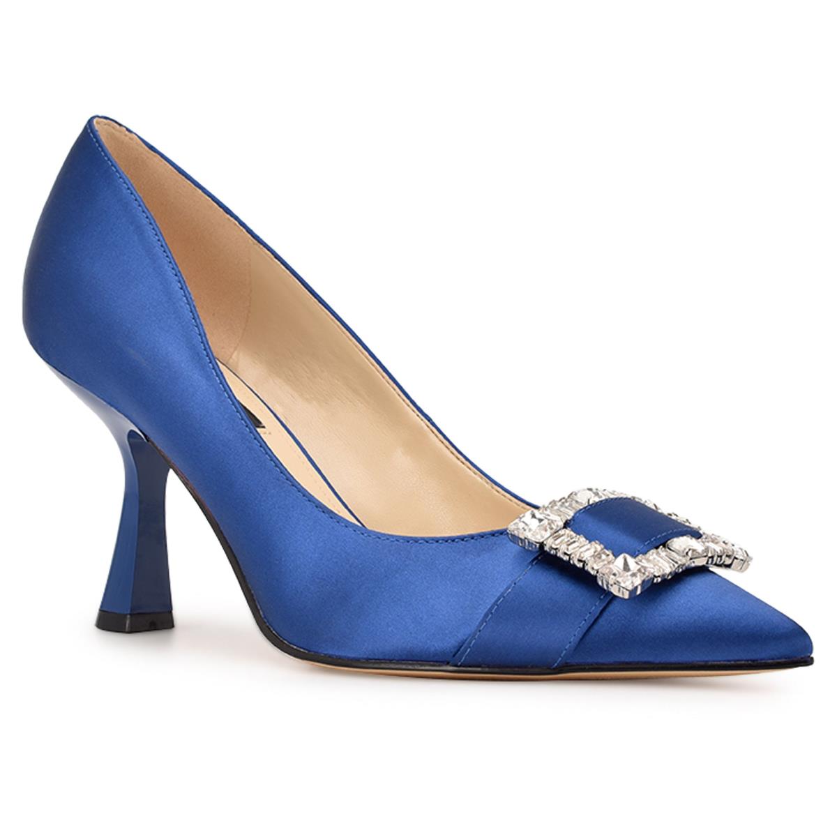 Zapatos De Salon Nine West Helyn Pointy Toe Mujer Azules | 6982VYEOL