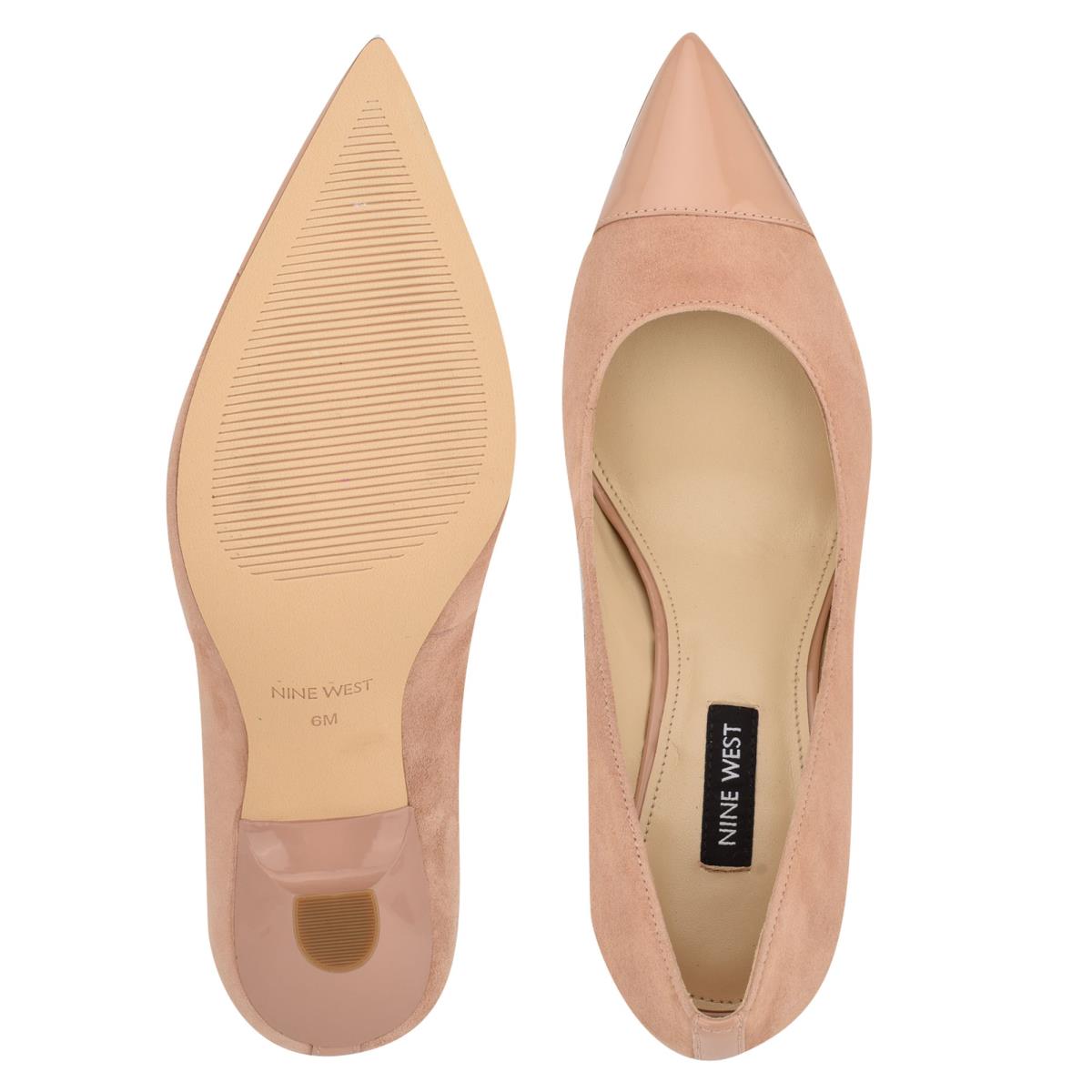 Zapatos De Salon Nine West Hippa Pointy Toe Mujer Beige | 3617NJRCH