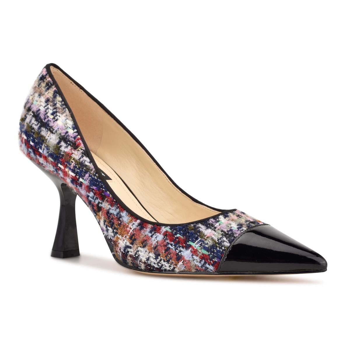 Zapatos De Salon Nine West Hippa Pointy Toe Mujer Azules Multicolor | 6917CUNZT