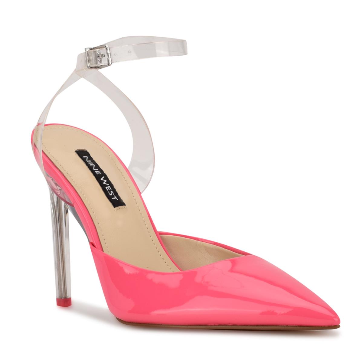 Zapatos De Salon Nine West Sparkea Ankle Strap Mujer Rosas | 7834ELHAO