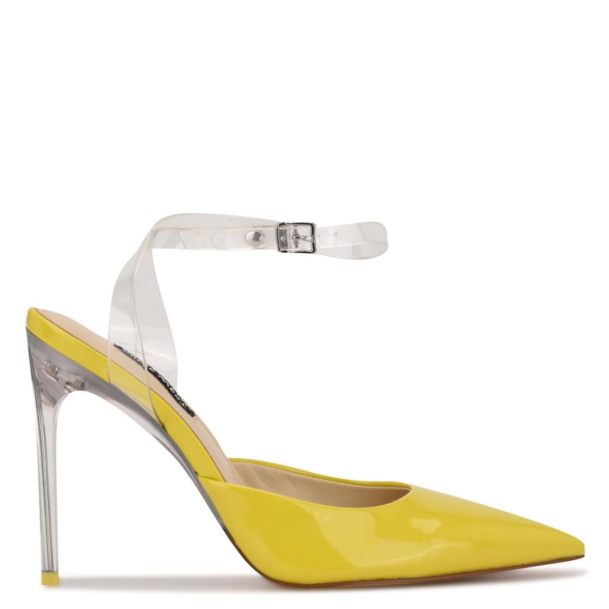 Zapatos De Salon Nine West Sparkea Ankle Strap Mujer Amarillo | 8063GKCBV